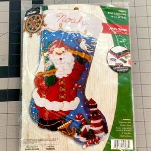 Ahoy Santa Bucilla Stocking Kit